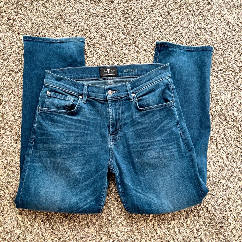 7FAM Carsen Luxe Performance jeans size 32x30 7 For All Mankind